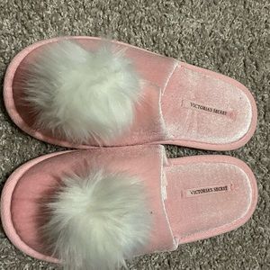Pink & white Victoria’s Secret slippers